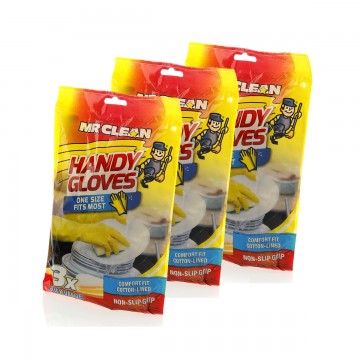 HANDY GLOVES 3 PAIRS - SMALL